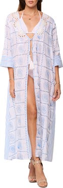 RANEES Longline Cover-Up Duster