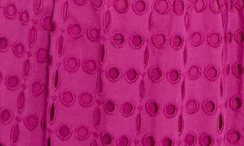 London Times Scoop Neck Mixed Media Tiered Maxi Dress In Pink