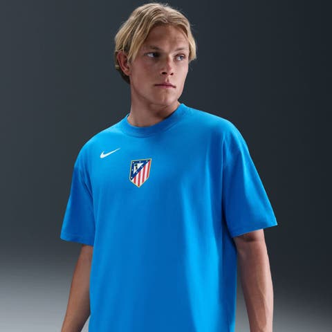 Men
s Nike  Blue Atletico de Madrid T90 Remix T-Shirt