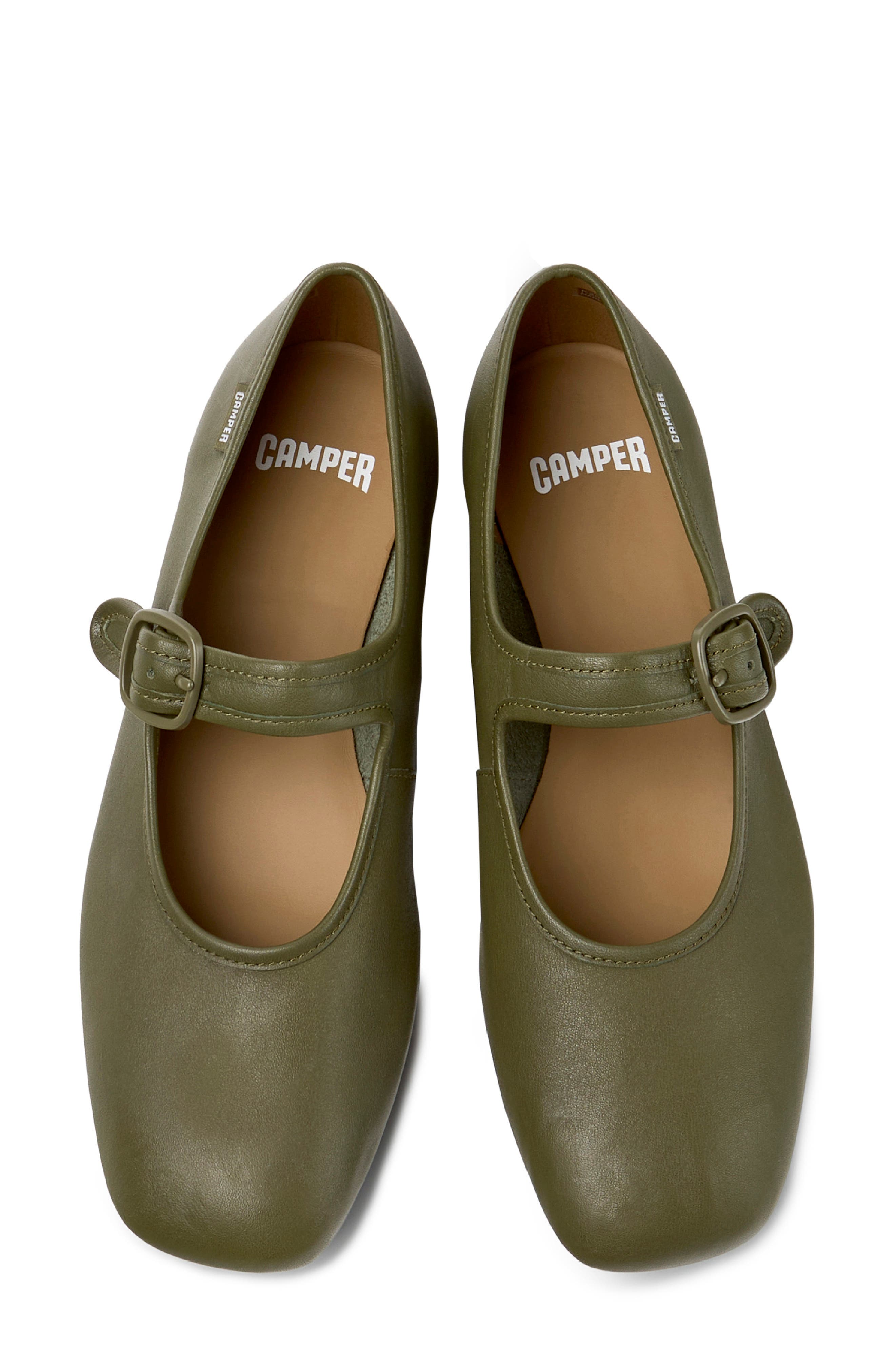 Casi Myra Mary Jane Flat, Alternate, color, DARK GREEN