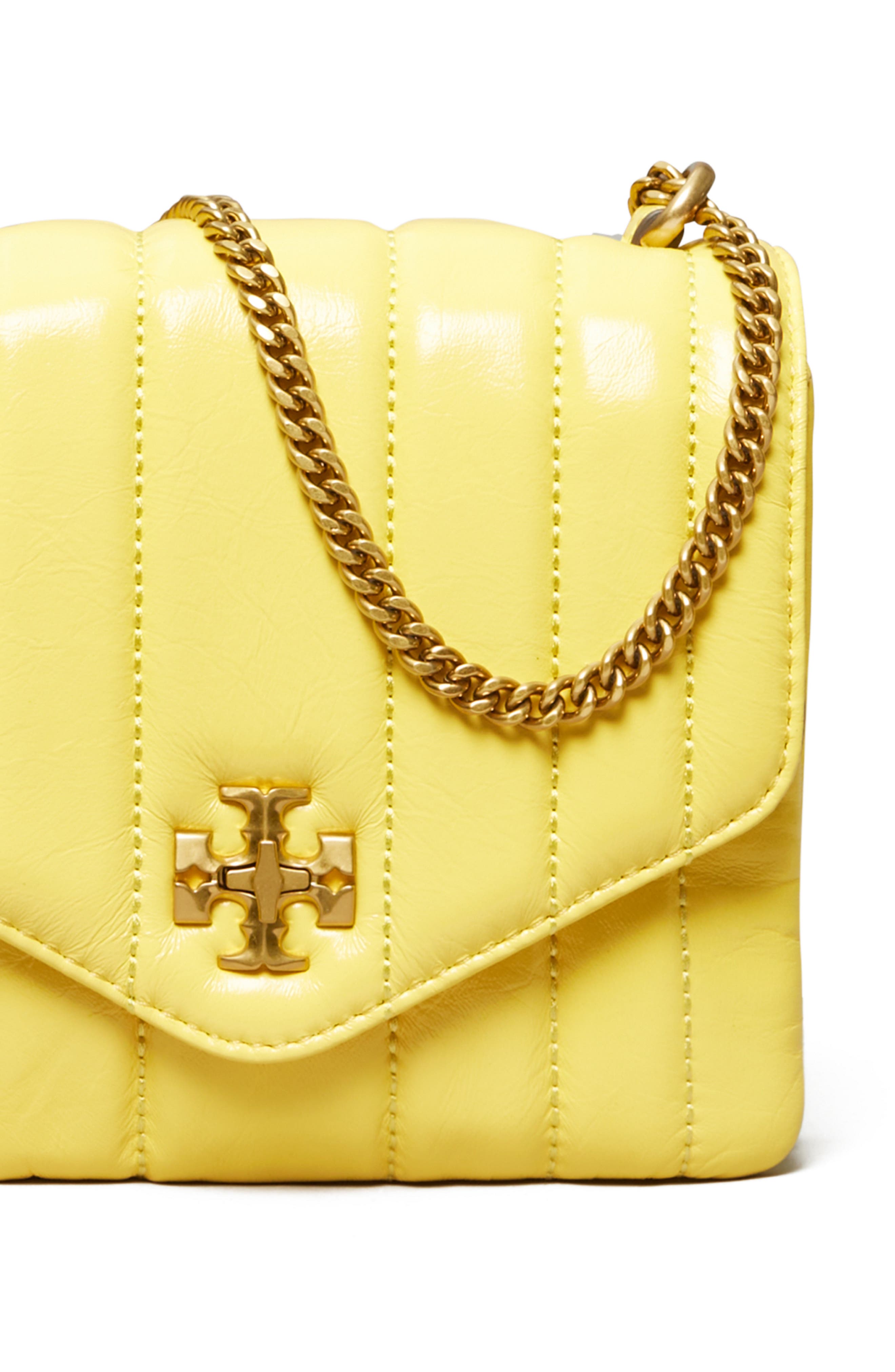 Tory Burch Kira Square Patent Leather Crossbody Bag, Alternate, color, 