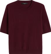 Weekend Max Mara Marea Wool & Cashmere Short Sleeve Sweater