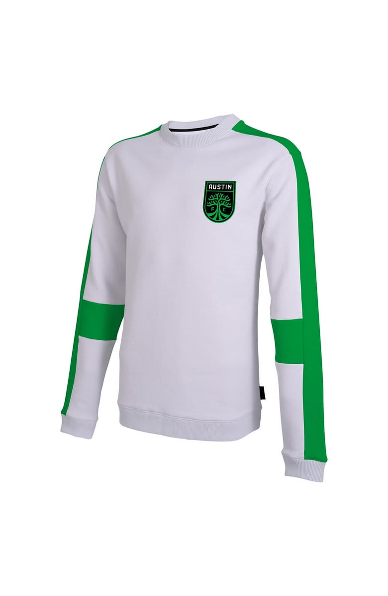 Stadium Essentials Men's Stadium Essentials White Austin FC Half Time Pullover Sweatshirt, Alternate, color, White