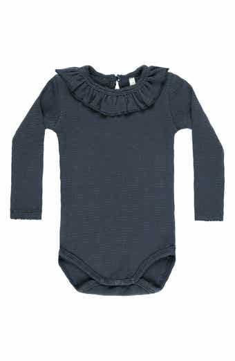 Rylee + Cru Kids' Ruffle Collar Long Sleeve Bodysuit