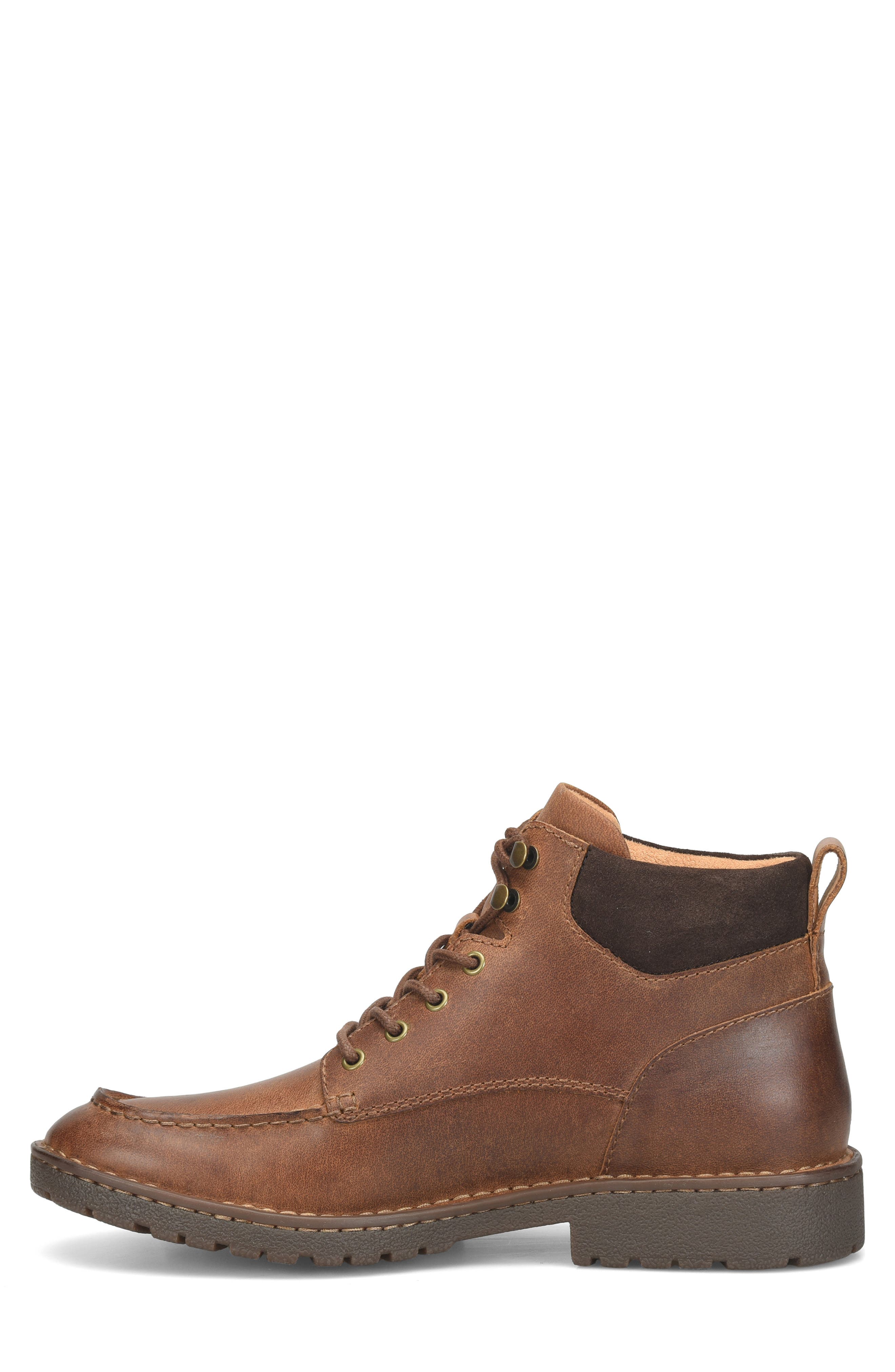 Cane Leather Boot, Alternate, color, RUST F/ G