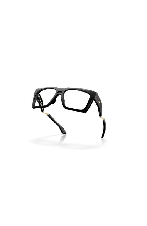 Oakley 55mm Square Optical Glasses In Black
