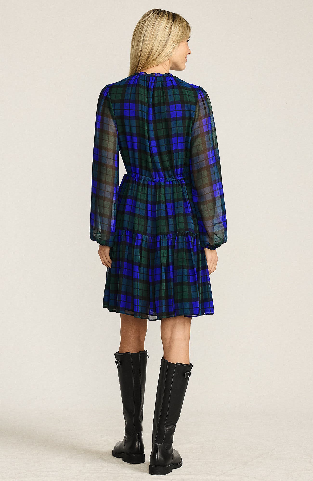 Chiffon Above the Knee Adjustable Dress - image 4