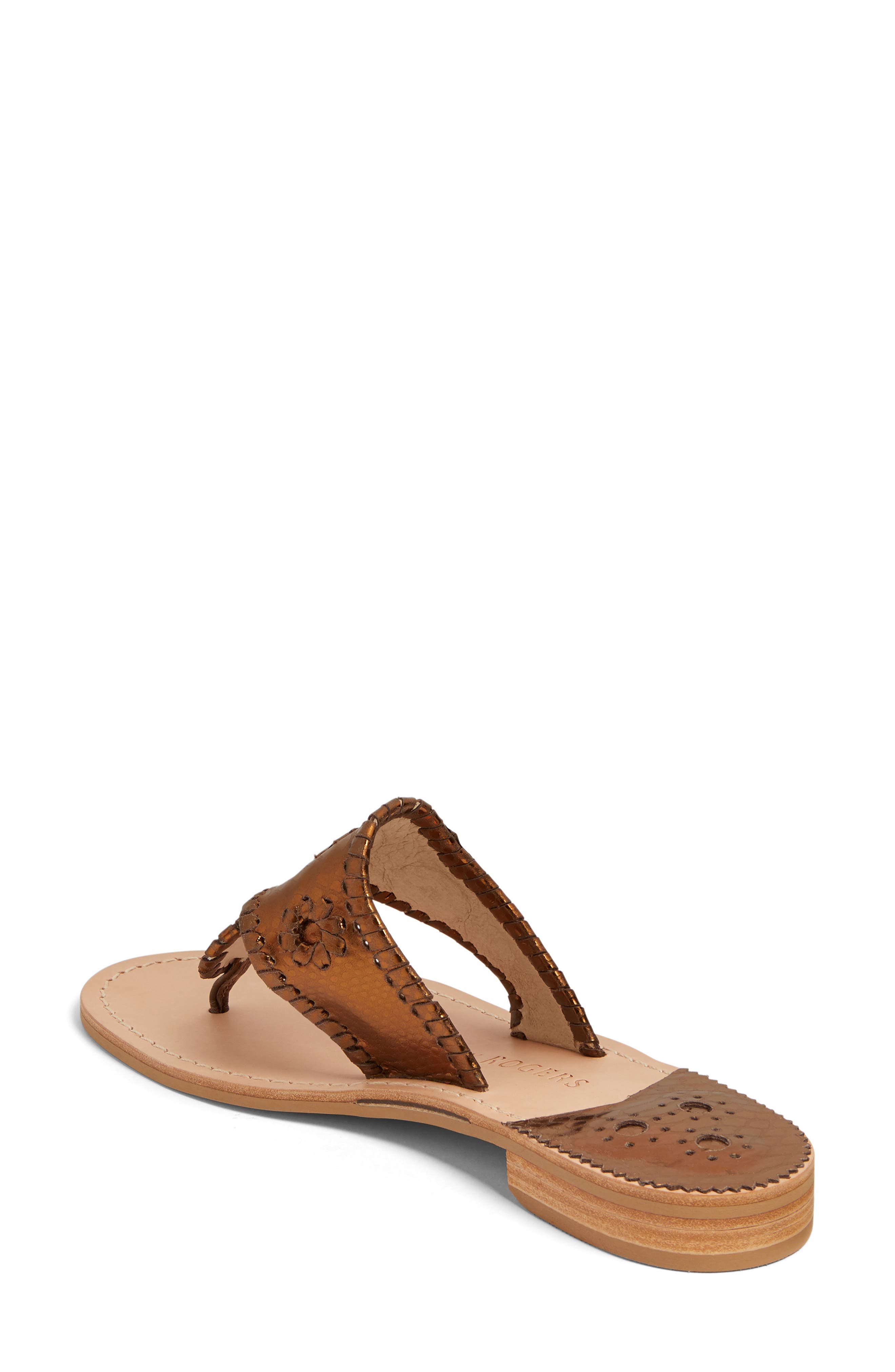 Jack Rogers Snake Embossed Flip Flop, Alternate, color, 