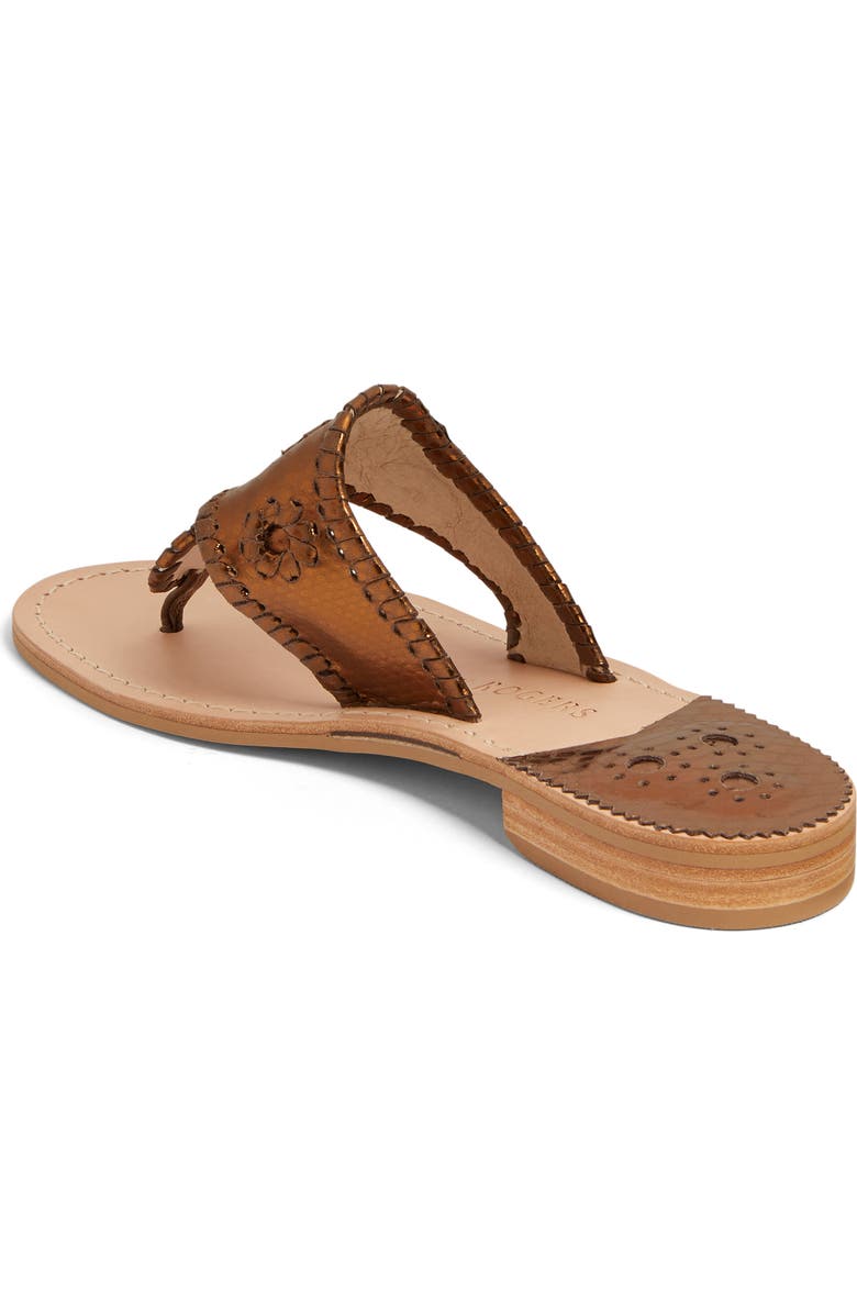 Jack Rogers Snake Embossed Flip Flop, Alternate, color,