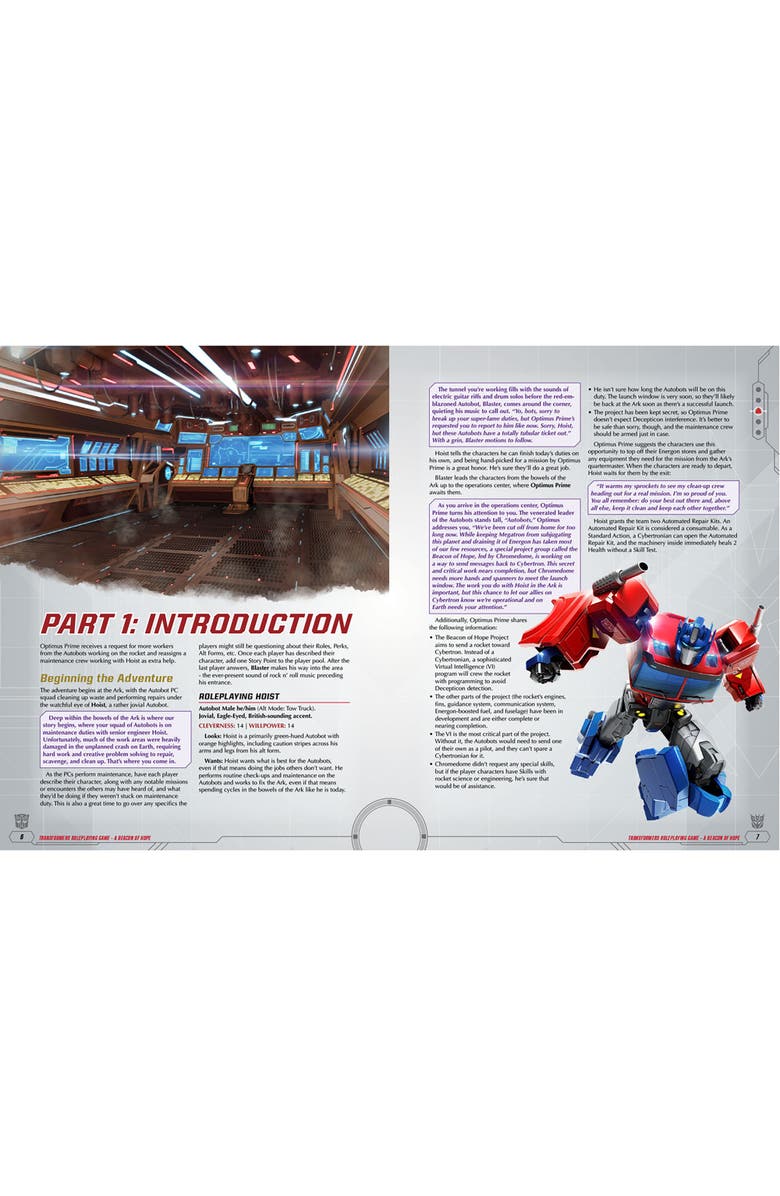 Transformers Roleplaying Game Beacon Of Hope Adventure 
GM Screen, Alternate, color, Multicolored