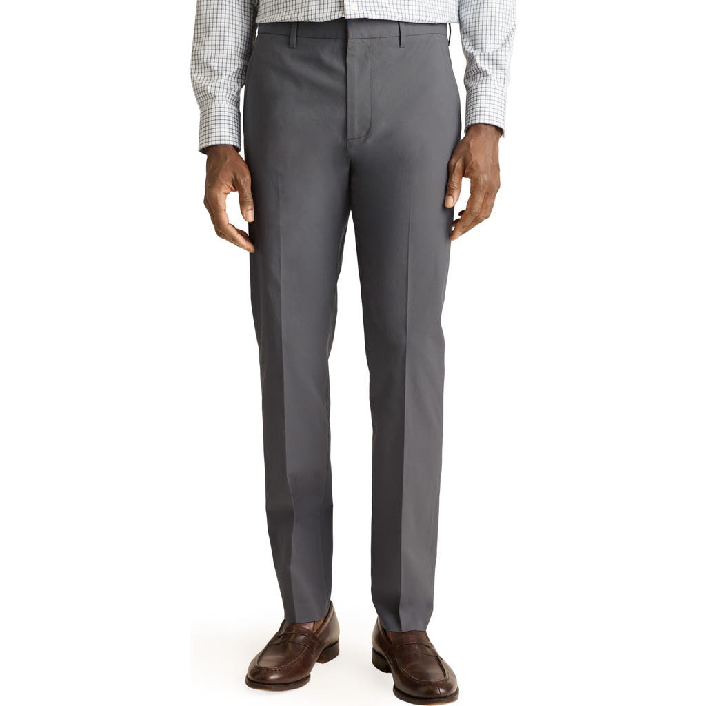 Bonobos Weekday Warrior Slim Fit Stripe Dress Pants In Tuesday Grey Fine Stripe