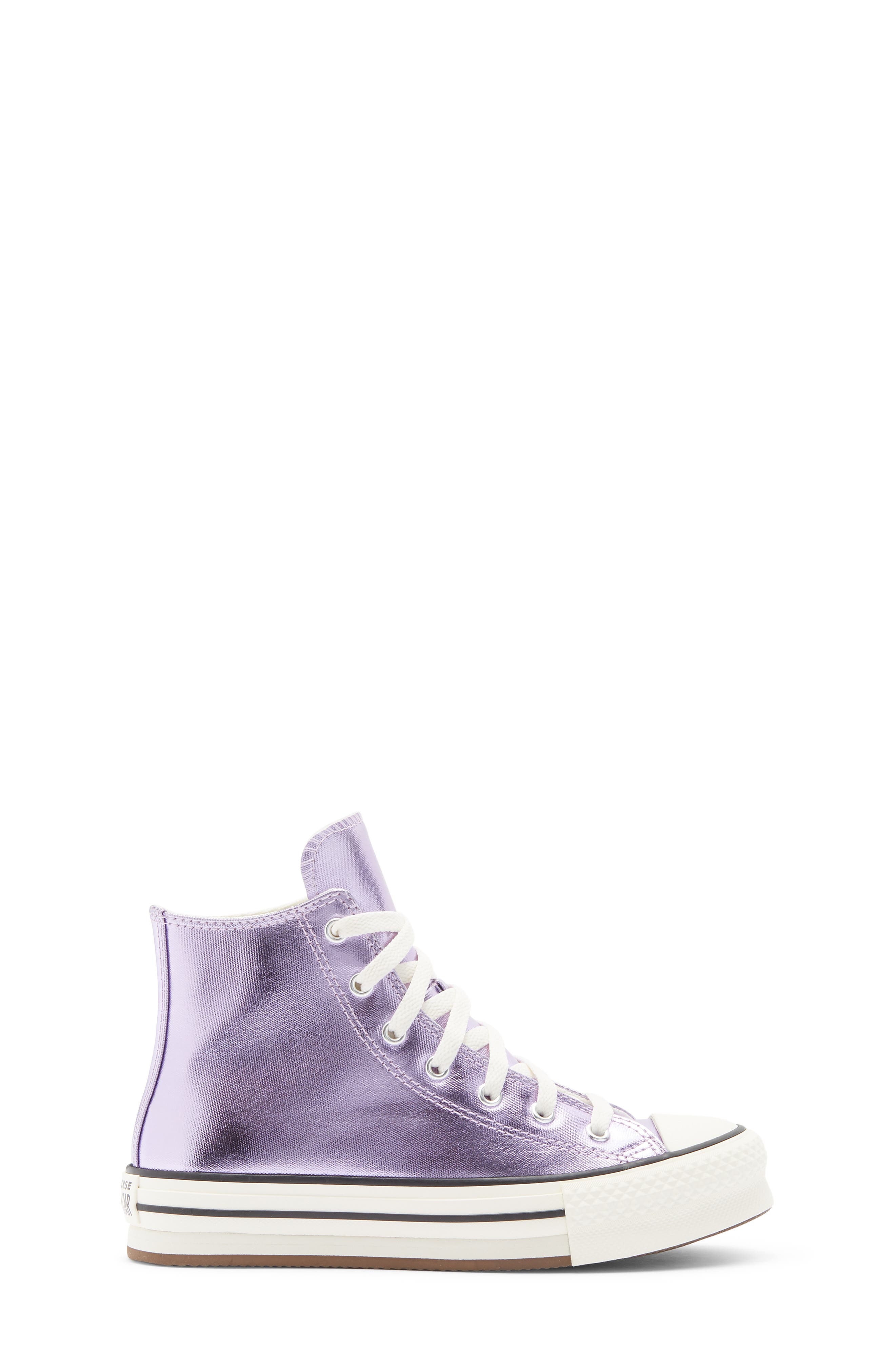 Converse Kids' Eva Lift Hi-Top Sneaker, Alternate, color, Purple/ Egret/ Black
