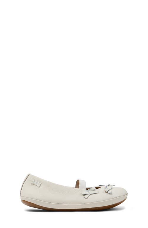 Shop Camper Twins Ballet Flat In White Natural