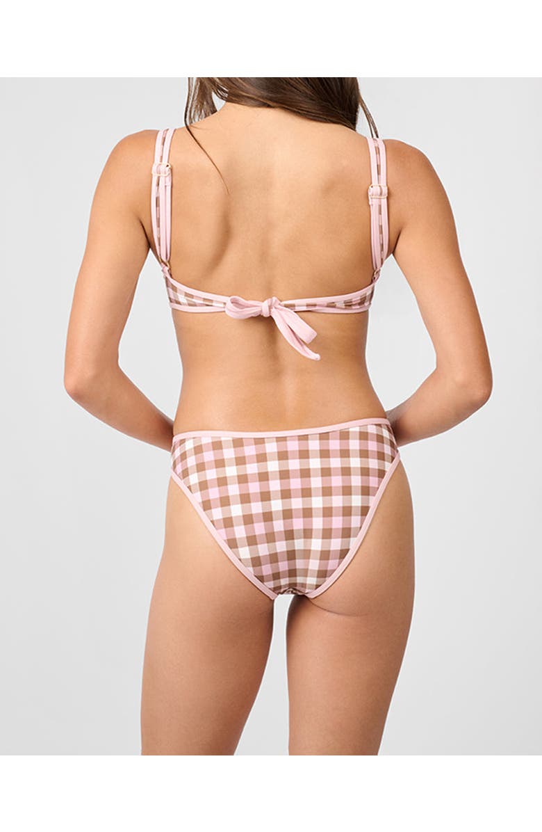 WeWoreWhat Scoop Underwire Top, Alternate, color, Pink/Brown