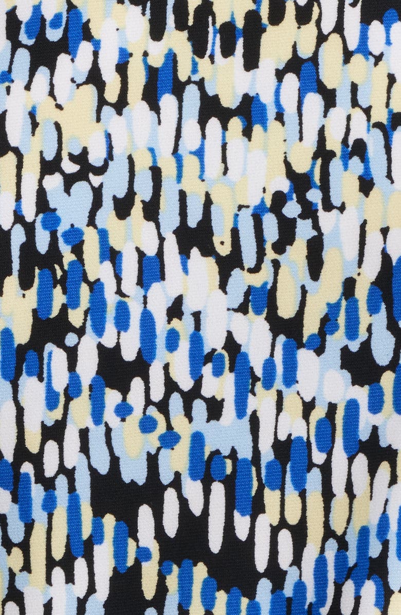 AK ANNE KLEIN Tulip Sleeve Top, Alternate, color, Anne Black Multi