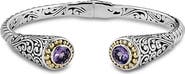 SAMUEL B. Tipped Two-Tone Bangle