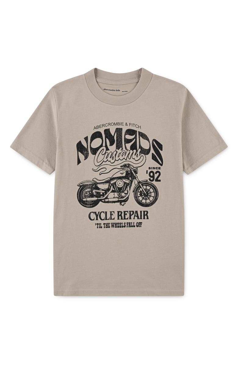 abercrombie kids Kids' Nomad Graphic T-Shirt, Main, color, Simply Taupe