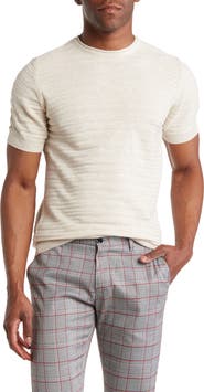 T.R. PREMIUM Textured Knit Crewneck T-Shirt