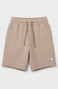 Dalix Mens Ghost Relaxed Fleece Sweat Elastic Shorts