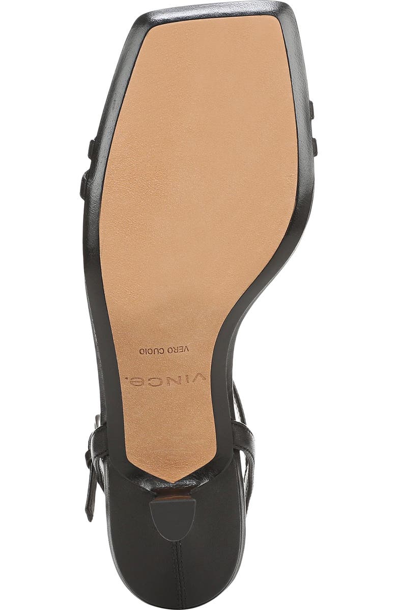 Vince Tilda Ankle Strap Sandal, Alternate, color, Black