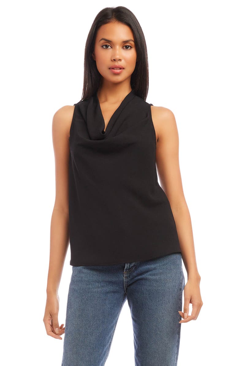 FIFTEEN TWENTY Cowl Neck Sleeveless Top, Alternate, color, 