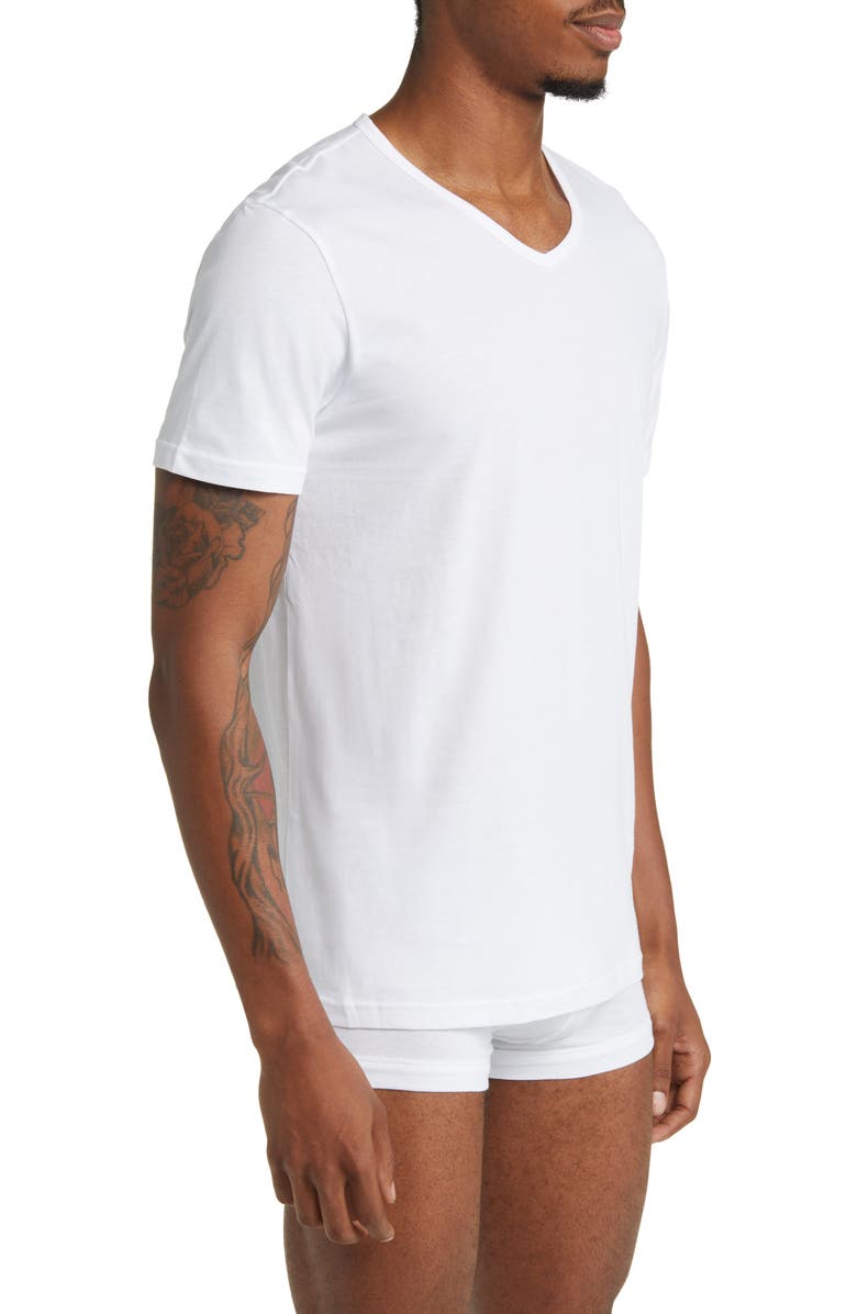 Emporio Armani 3-Pack V-neck Cotton T-Shirts | Nordstrom