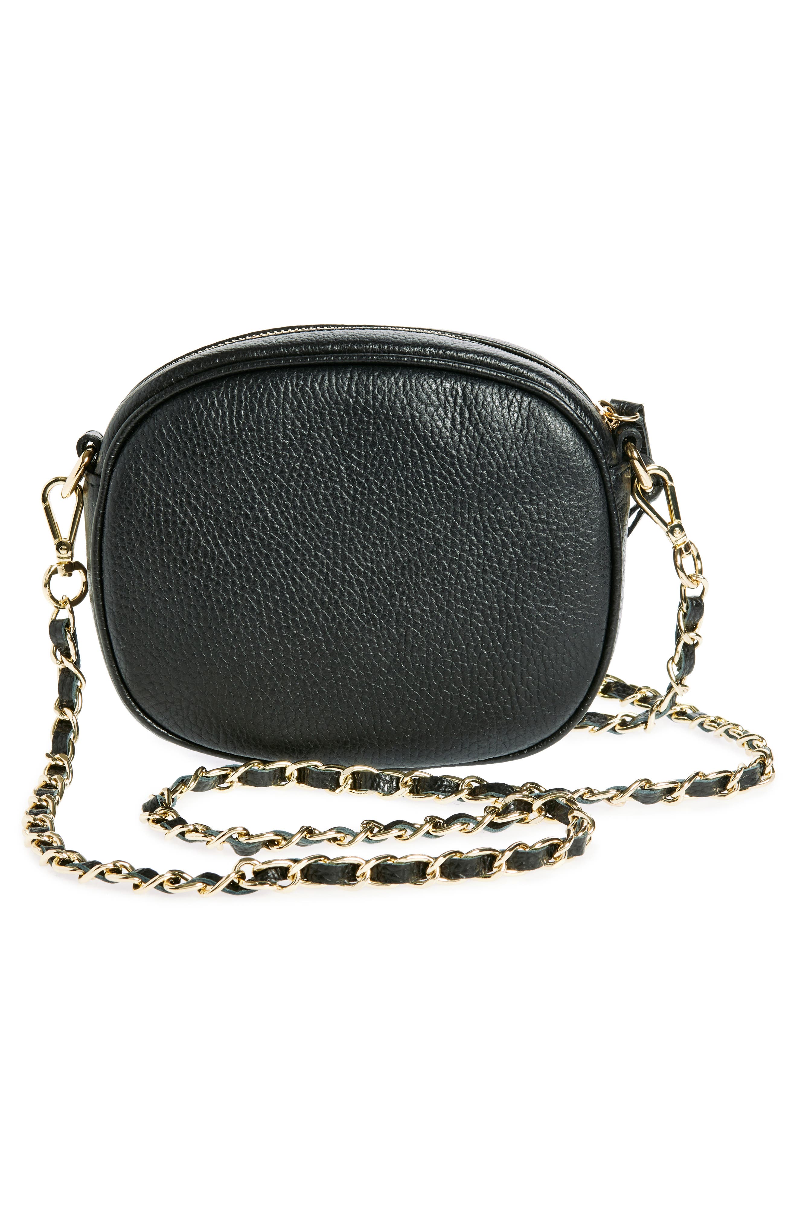 VALENTINO BY MARIO VALENTINO Nina Rock Leather Crossbody Bag, Alternate, color, 