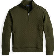 Polo Ralph Lauren Micro Quilted Cotton Quarter Zip Pullover