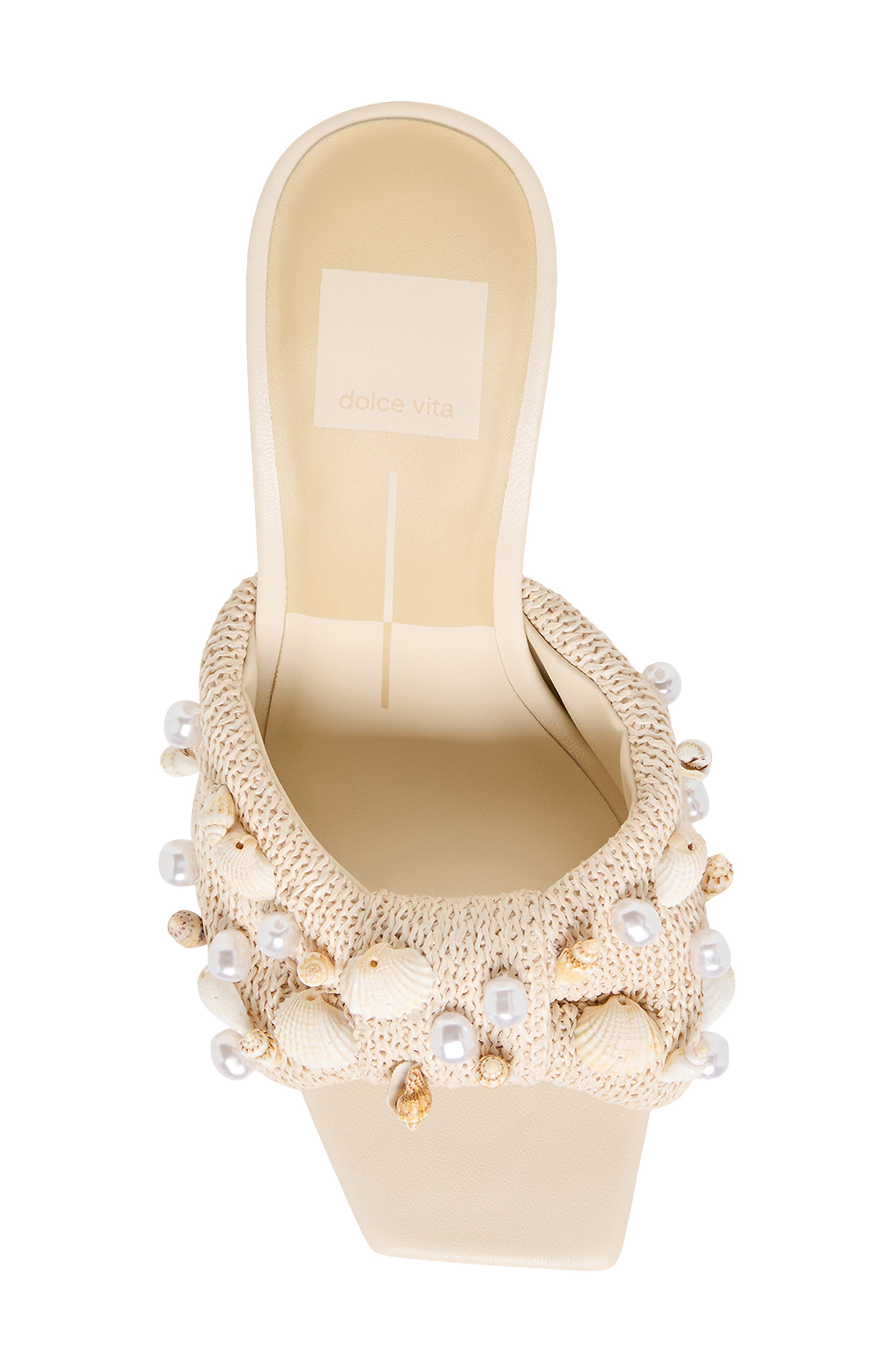 Dolce Vita Tylah Sandal, Alternate, color, Oatmeal Beaded Raffia