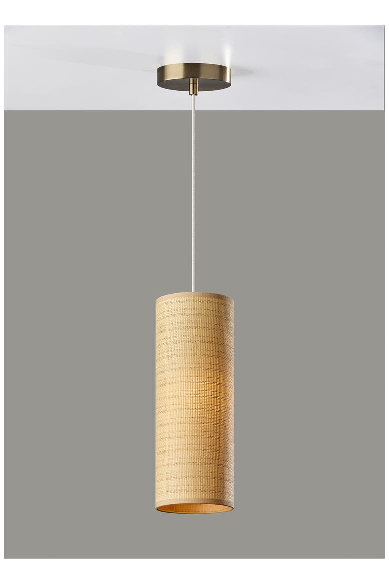 Mendoza Pendant Light, Alternate, color, ANTIQUE BRASS