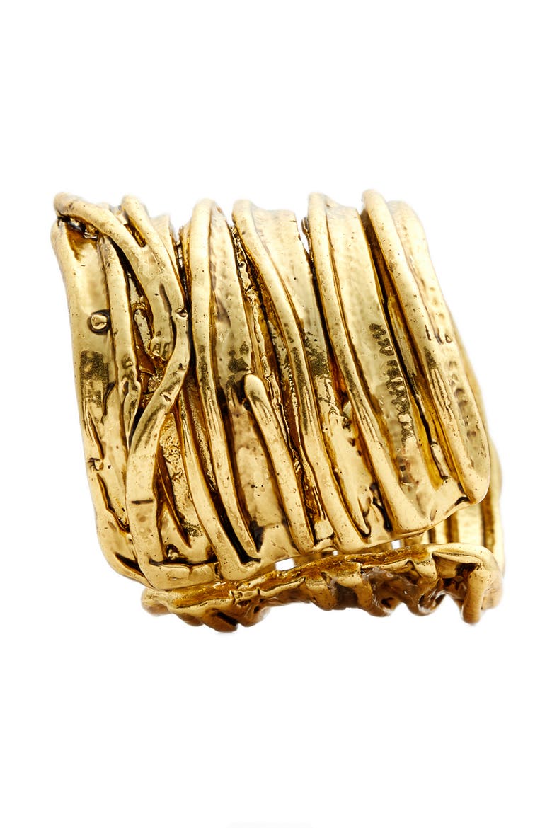 Adjustable Band Ring, Alternate, color, GOLD