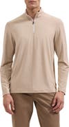 Bugatchi Performance Quarter Zip Pullover