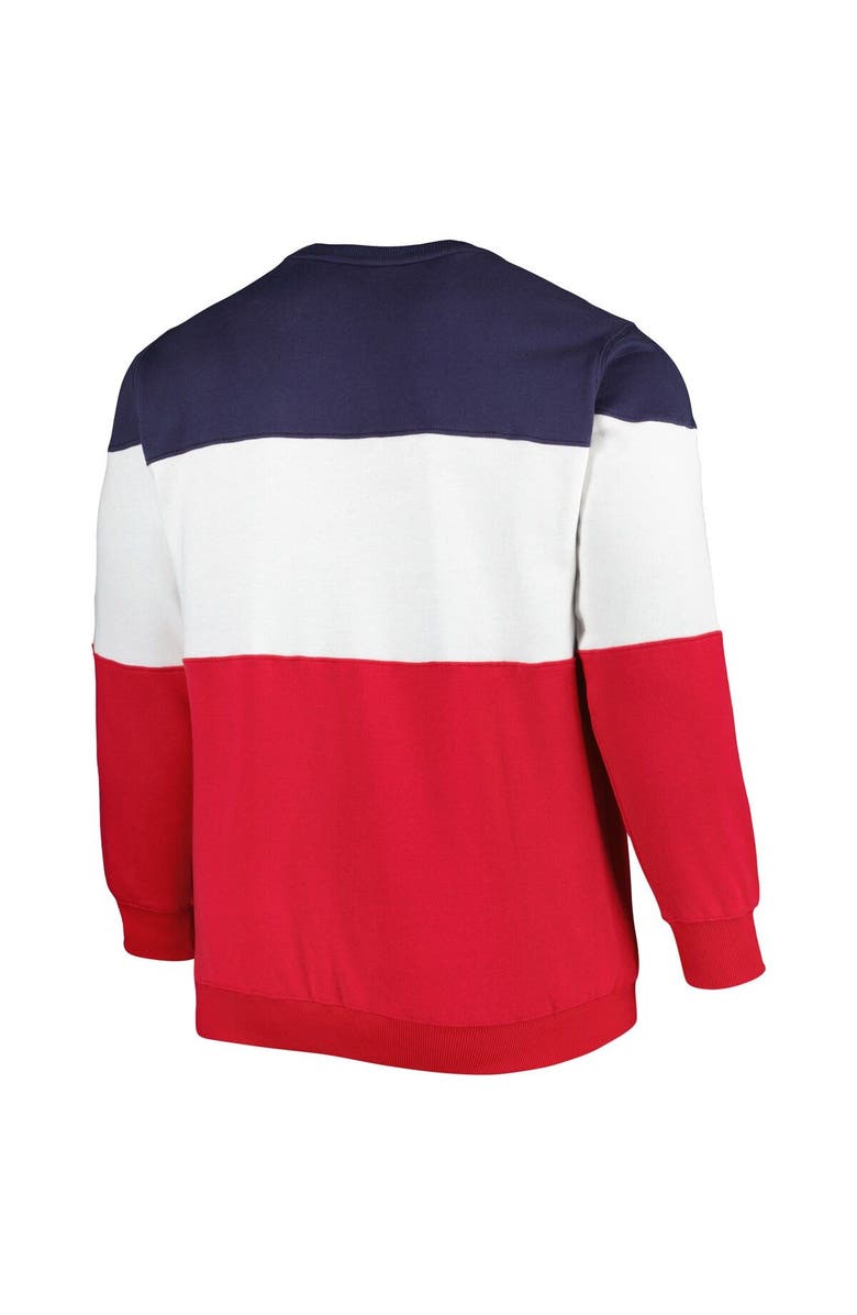 PROFILE Men's Navy/Red Boston Red Sox Big & Tall Pullover Sweatshirt, Alternate, color, 