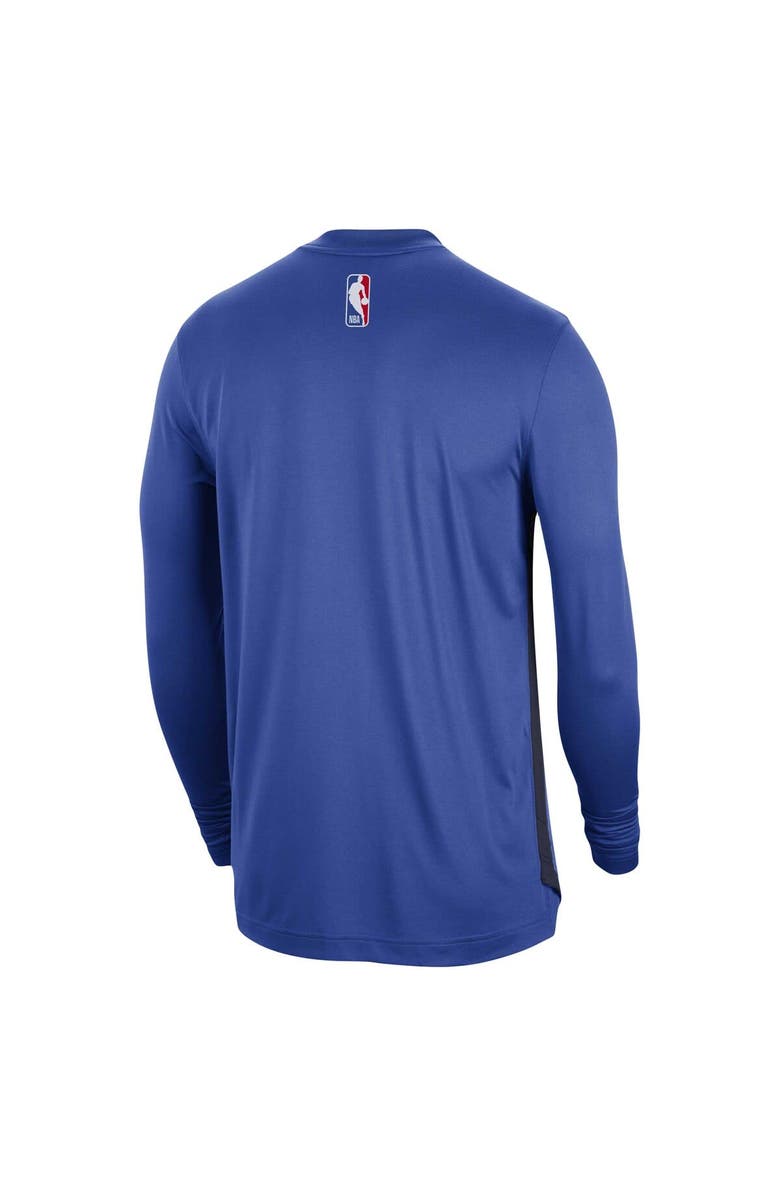 Nike Unisex Nike Blue Dallas Mavericks 2023/24 Authentic Pregame Long Sleeve Shooting Shirt, Alternate, color, 
