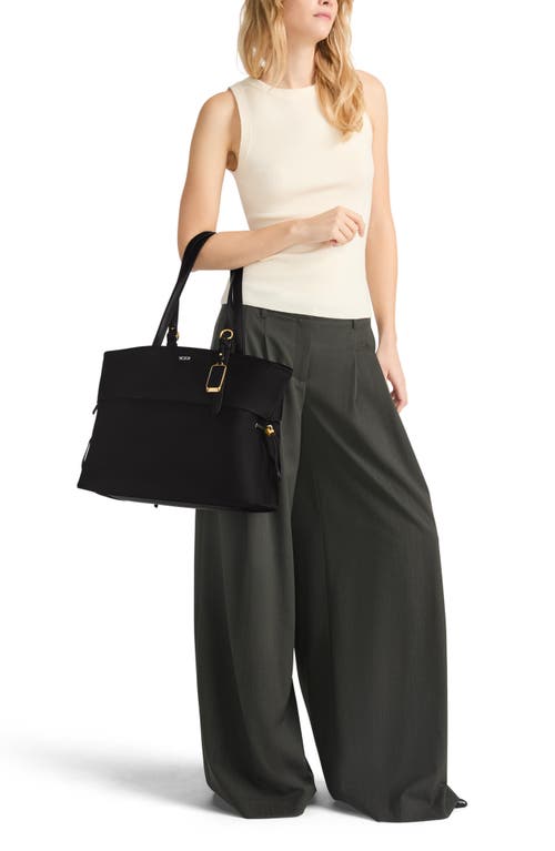Tumi Voyageur Cam Large Tote Bag In Black/gold