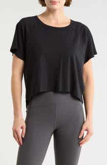 Beyond Yoga Signature High-Low Cropped T-Shirt