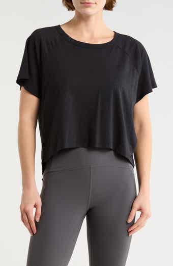 Beyond Yoga Signature High-Low Cropped T-Shirt