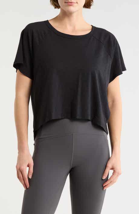 Beyond Yoga Signature High-Low Cropped T-Shirt