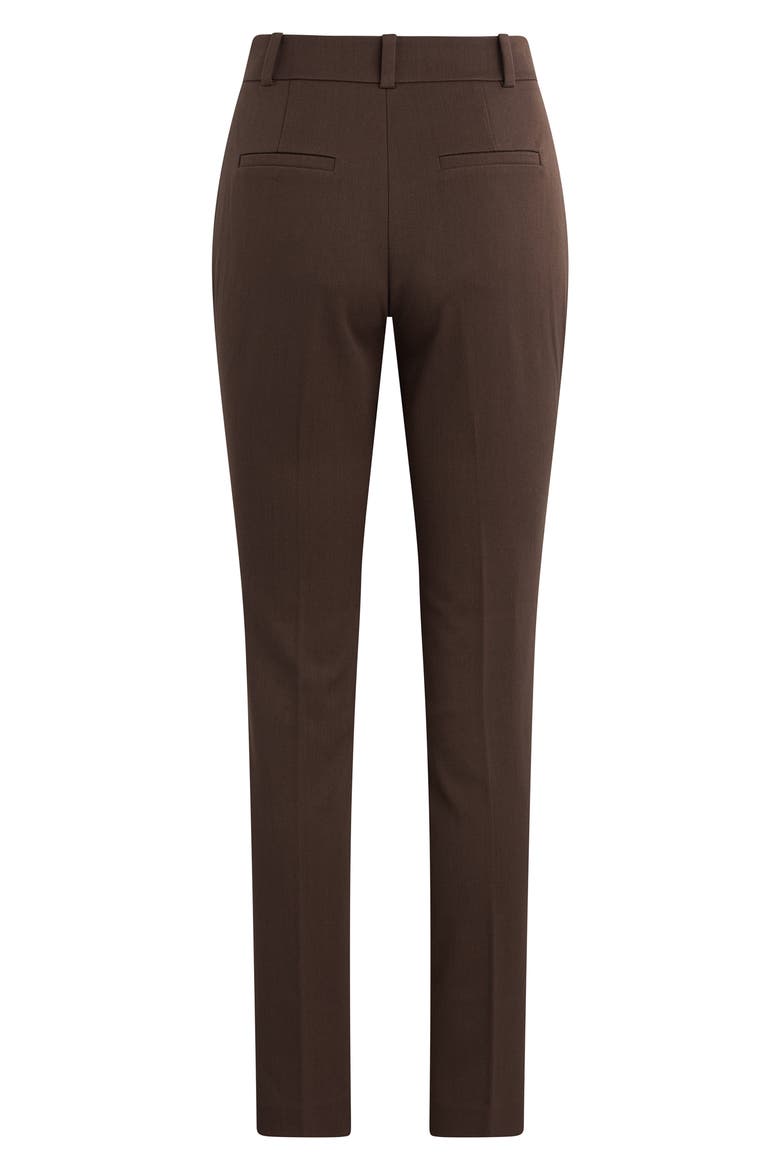The Split Decision Slim Fit Pants, Alternate, color, COFFEE