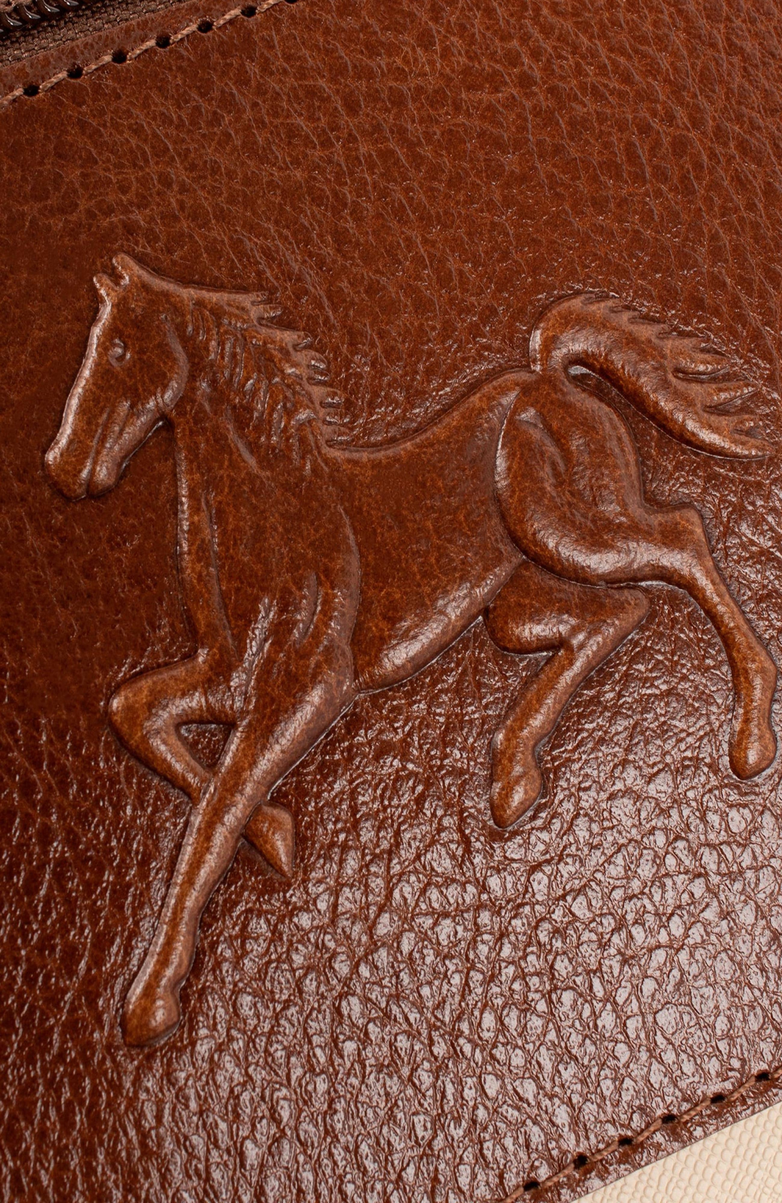 Horse By Cavalinho Handbag 627, Alternate, color, Camel Brown / Beige