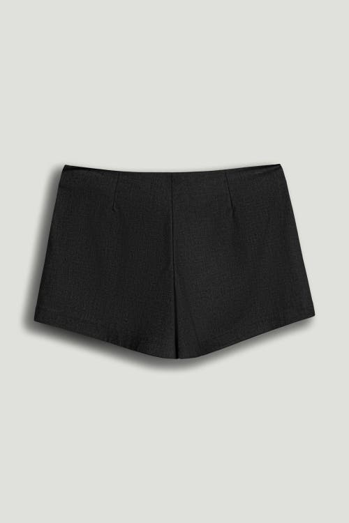 Nocturne Low Rise Mini Skort In Black