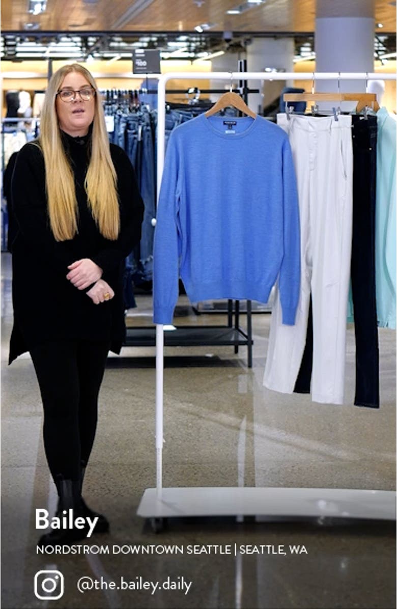 Crown Crafted Excursionist Flex Wool Blend Crewneck Sweater, sales video thumbnail