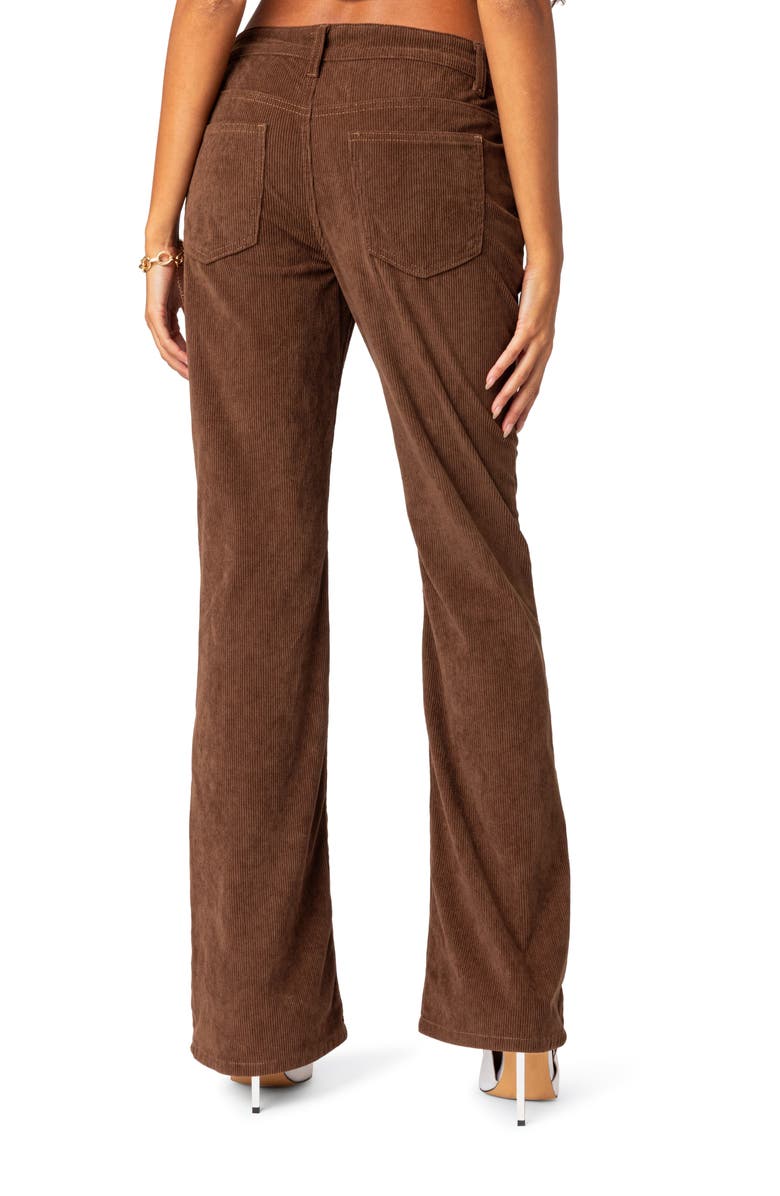 EDIKTED Corduroy Bootcut Pants, Alternate, color,