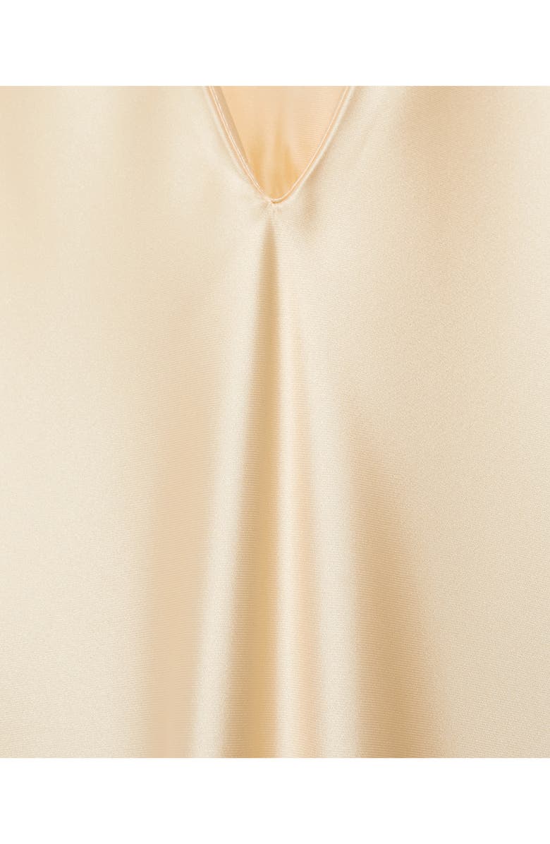 MANGO Long Sleeve Satin Maxi Dress, Alternate, color,