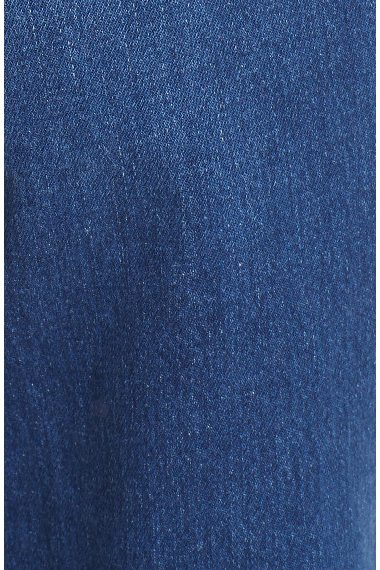 Palazzo Wide Leg Denim Overalls, Alternate, color, LONGWATER