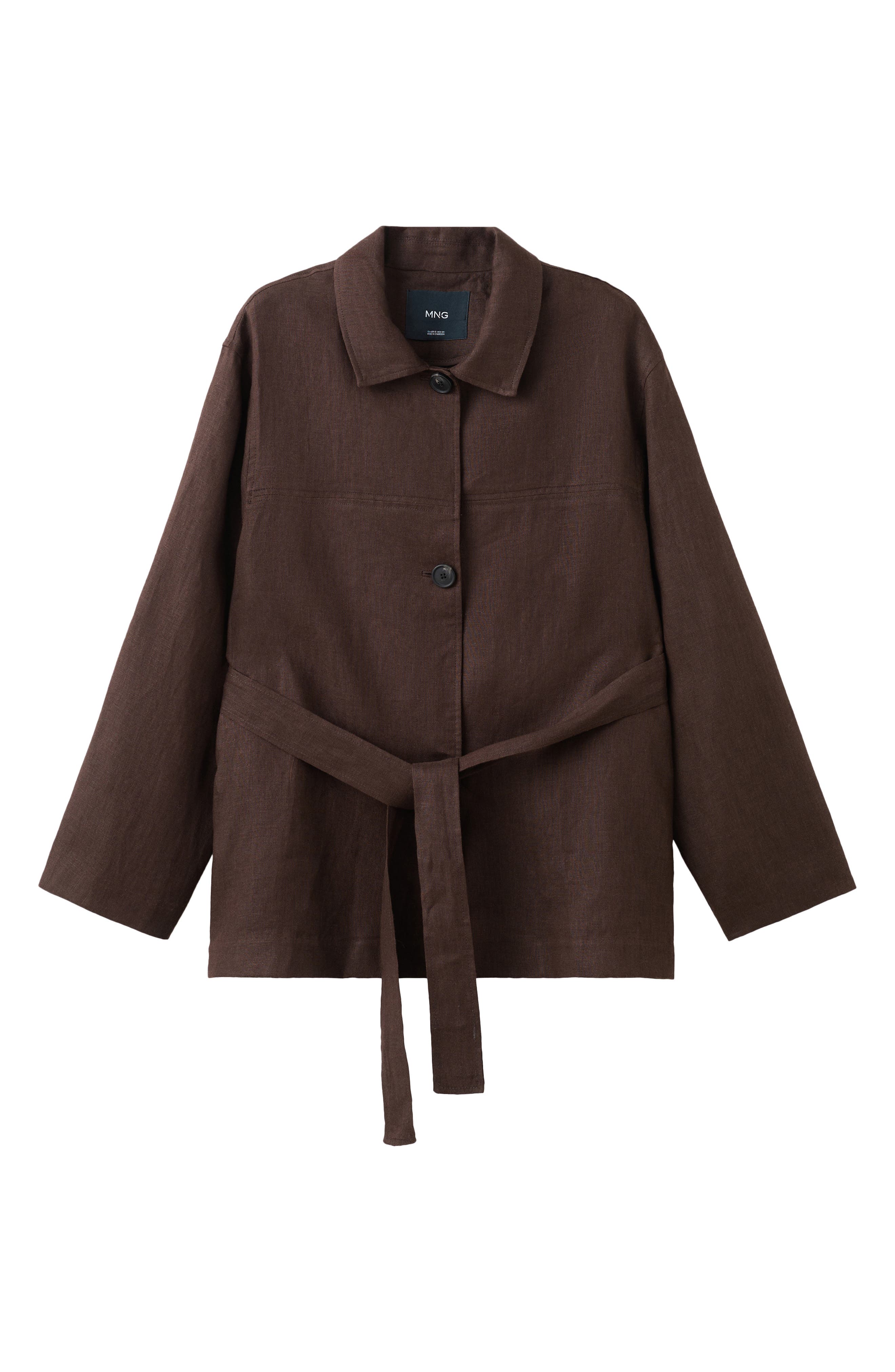 Belted Linen Jacket - image 3