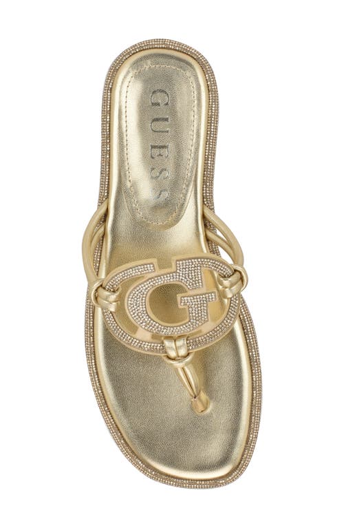 Guess Saima Sandal In Gold