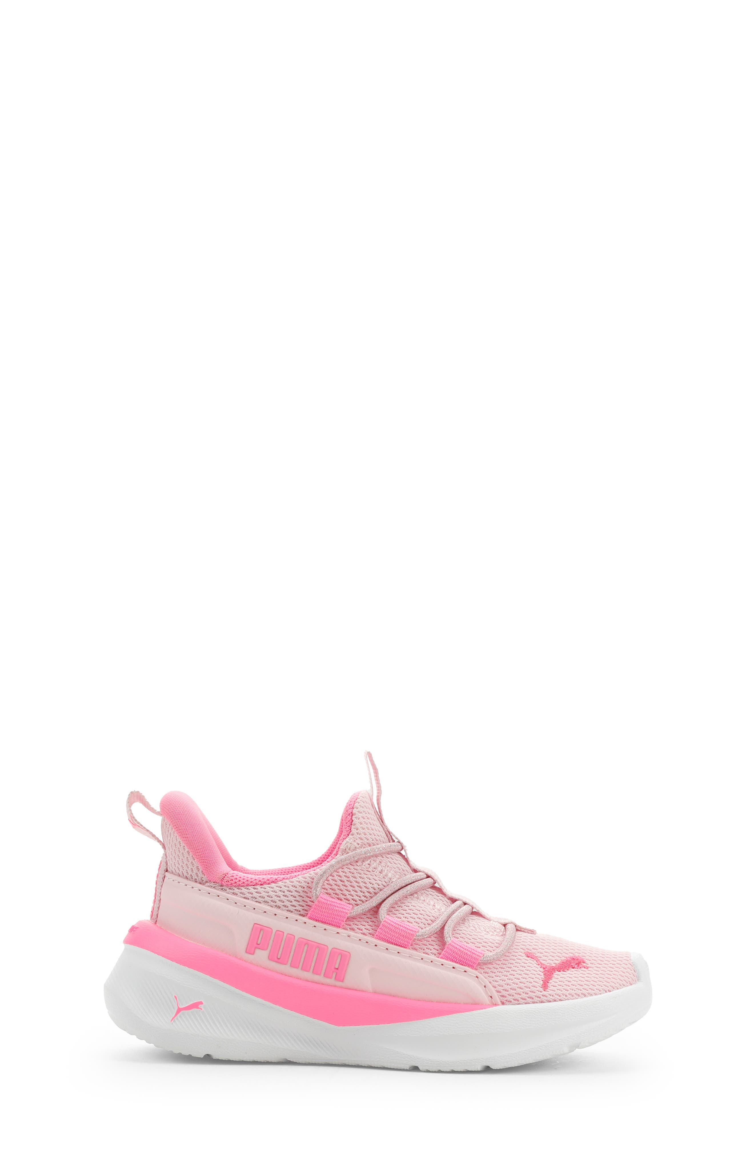 PUMA Kids' One4All 2.0 Pull-On Running Sneaker, Alternate, color, Pearl Pink/ Pink Pixel