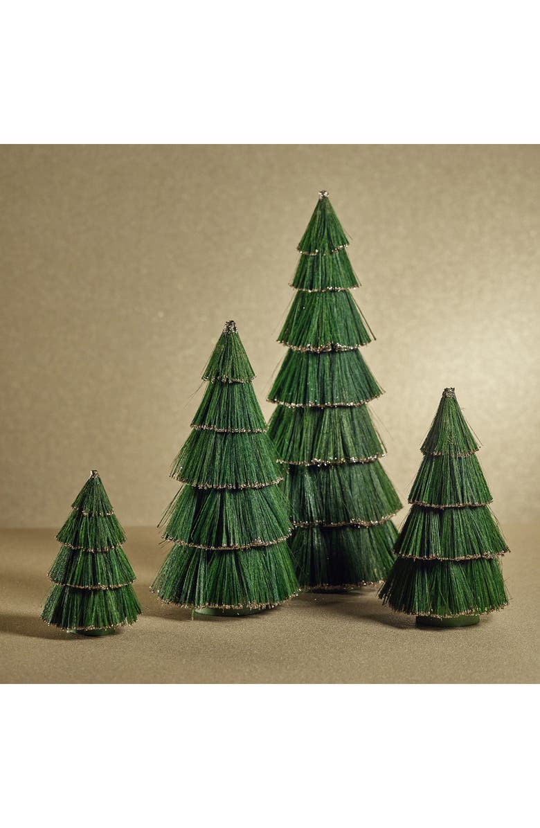 Zodax Tiger Grass Tree Figurine, Alternate, color, Moss Green/ Gold