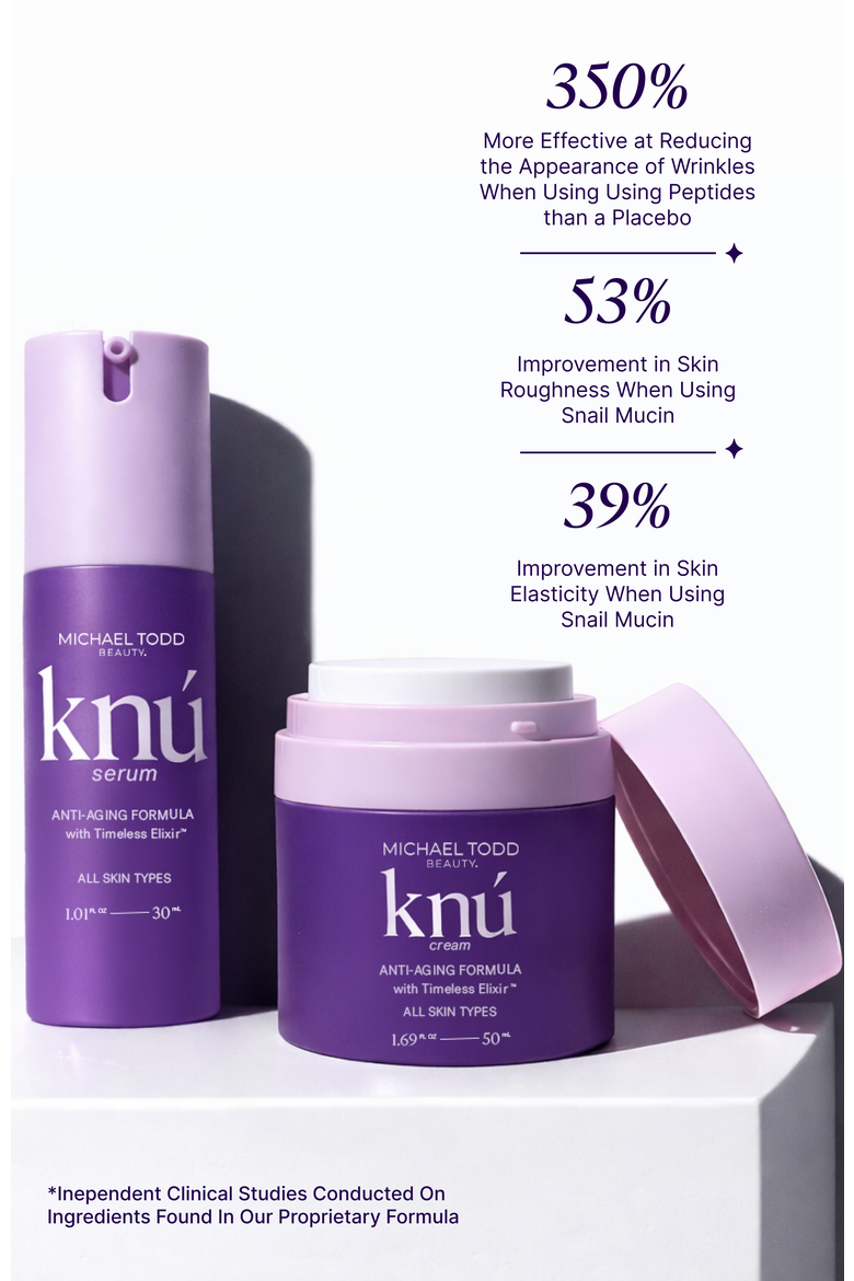 KNU Anti-aging Serum, Alternate, color, Shade between blue and red.